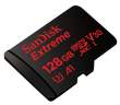 Karta pamięci Sandisk microSDXC 128 GB EXTREME 100MB/s A1 C10 V30 UHS-I U3 + adapter SD (doskonała do kamer sportowych) Tył