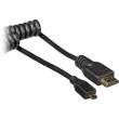  Kable HDMI Atomos Kabel spiralny Full HDMI / micro HDMI  (50-65cm) [ATOMCAB014} Przód