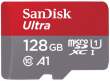 Karta pamięci Sandisk microSDHC 128 GB ULTRA 100MB/s C10, A1 + adapter SD + aplikacja Memory Zone Android Przód