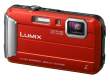 Aparat cyfrowy Panasonic Lumix DMC-FT25 czerwony Przód