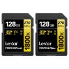 Karta pamięci Lexar  Pro 128GB 1800x U3 V60 UHS-II 2pack