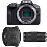 Canon EOS R100 + RF-S 18-45 mm f/4.5-6.3 IS STM + RF 75-300mm F4-5.6