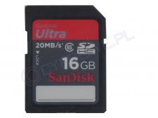 Sandisk SDHC 16 GB Ultra 20MB/s