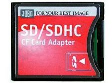 Jobo Adapter (przejściówka) z kart SD/SDHC/SDXC na Compact Flash