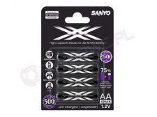 Akumulatory Sanyo XX powered by eneloop AA NiMH 2500 (opak. 4 szt.)