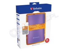 Verbatim Store n Go USB 3.0 1TB fioletowy