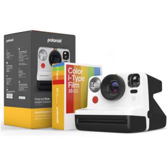 Polaroid Now Gen 2 czarno-biało E-BOX