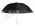 Parasol Elfo srebrno-czarny 90cm