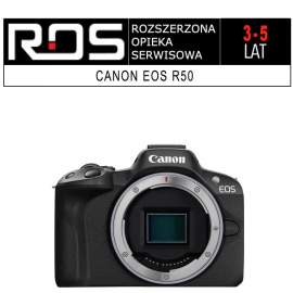 Canon rozszerzona opieka serwisowa dla aparatu EOS R50 na 3 lata