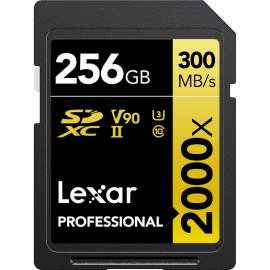 Lexar SDXC 256GB 2000x Pro UHS-II V90 U3