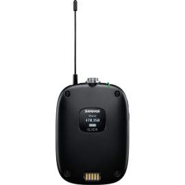Shure Nadajnik SHURE SLX-D1 Bodypack (K59: 606-650 Mhz) cyfrowy system bezprzewodowy audio