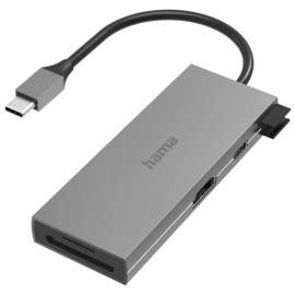 Hama Multiport USB-C 2xUSB-A 3.2,1xTYP-C,1xHDMI+CZYTNIK