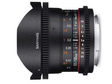 Samyang 12 mm T3.1 VDSLR Nikon 