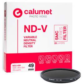 Calumet Calumet Variable ND2-400 SMC 49 mm Ultra Slim 28 Layers