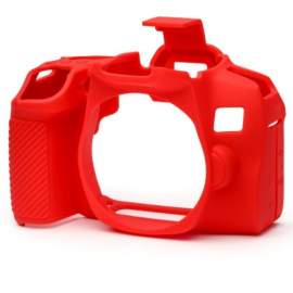 EasyCover Osłona gumowa dla Canon EOS 850D czerwona