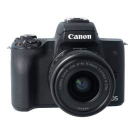 Canon EOS M50  + ob. EF-M 15-45 mm czarny s.n. 873039002724-783208012421