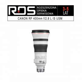 Canon rozszerzona opieka serwisowa dla RF 400 mm f/2.8L IS USM na 4 lata