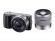 Sony NEX-C3 + ob. 16 mm Pancake + ob. 18-55 mm czarny
