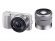 Sony NEX-C3 + ob. 16 mm Pancake + ob. 18-55 mm srebrny