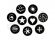 Lensbaby Creative Aperture Kit 2 - zestaw 9 płytek