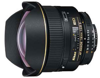 Obiektyw Nikon Nikkor 14 mm AF F2.8 D ED