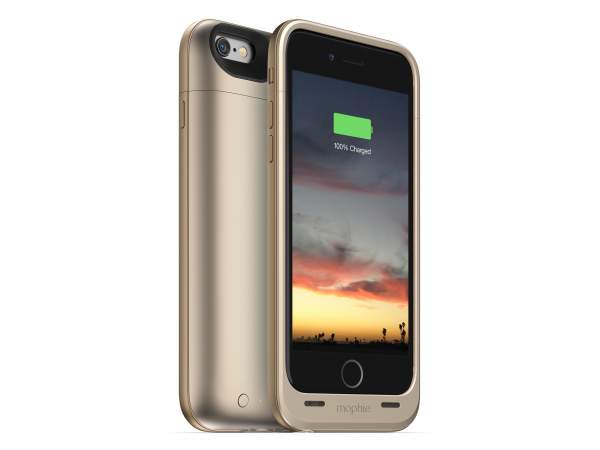 Mophie Juice Pack Air - zewnętrzna bateria (2750 mAh) wraz z obudową do iPhone 6 (kolor złoty)