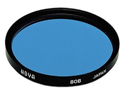Filtr Hoya 80B konwersyjny 58 mm