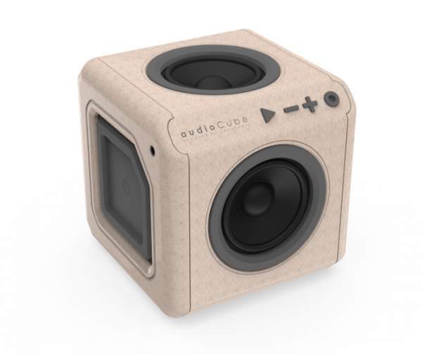 Głośnik allocacoc bezprzewodowy audioCube Portable Wood Edition