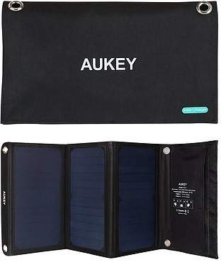 Aukey PB-P4 Ładowarka solarna/słoneczna 21W 2xUSB