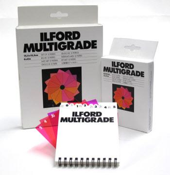 Filtry do zmiany kontrastu Ilford Multigrade 8,9x8,9cm