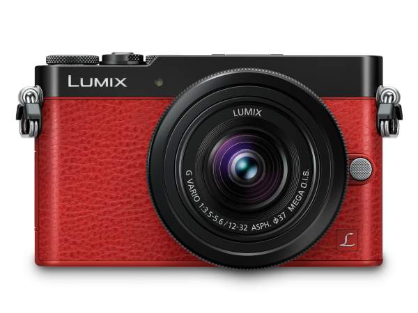 Aparat cyfrowy Panasonic Lumix DMC-GM5K + 12-32 ASPH. MEGA O.I.S. czerwony