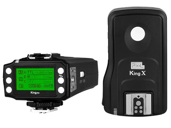 Pixel King Pro Wyzwalacz radiowy eTTL do Nikon - zestaw