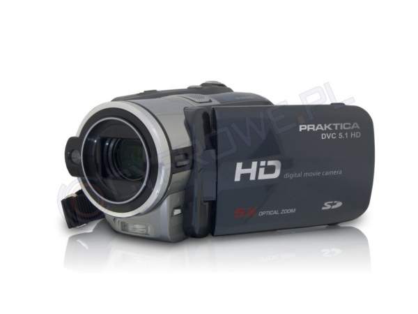 Kamera cyfrowa Praktica DVC 5.1 HD + karta 4GB + dodatkowy akumulator + mini statyw