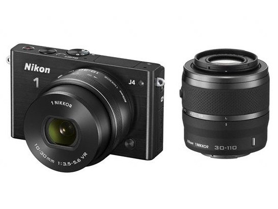 Aparat cyfrowy Nikon 1 J4 + ob. 10-30 mm PD-ZOOM + 30-110 mm czarny