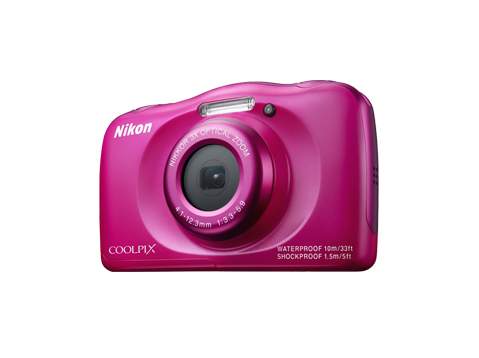 Aparat cyfrowy Nikon Coolpix S33 różowy