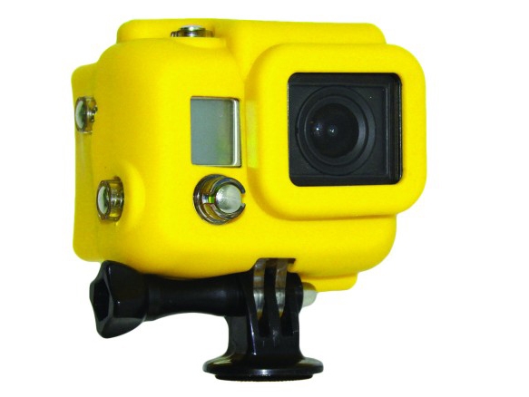 Xsories GoPro Hero 3 pokrowiec silikonowy zakryty żółty