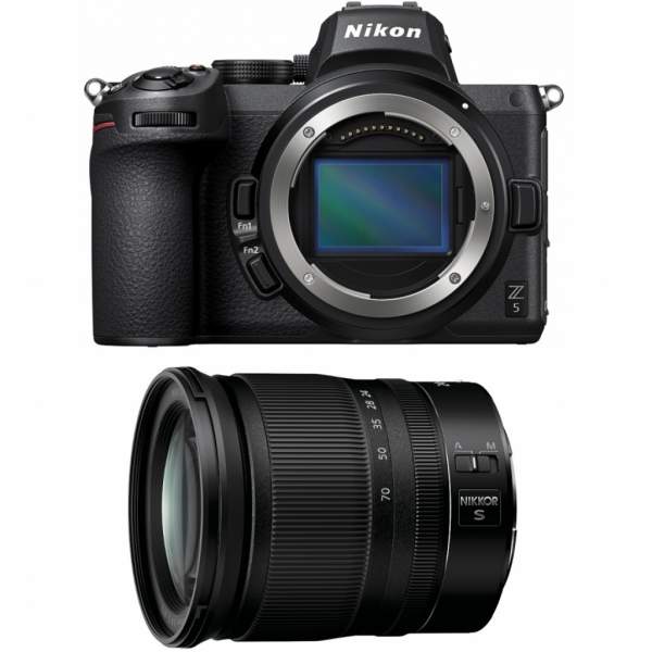 Aparat cyfrowy Nikon Z5 + ob. 24-70 mm f/4 -kup taniej 500 zł z kodem NIKMEGA500