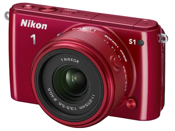 Aparat cyfrowy Nikon 1 S1 + ob. 11-27.5mm czerwony