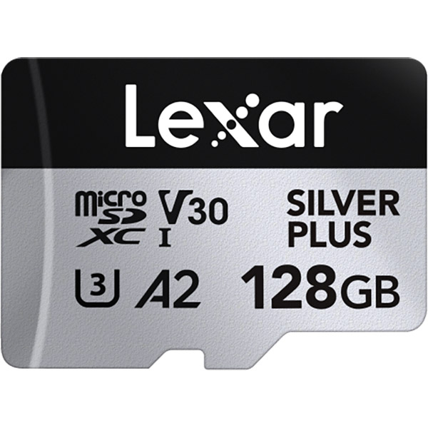 Karta pamięci Lexar microSDXC Professional SILVER Plus UHS-I/U3/A2/4K V30 128GB