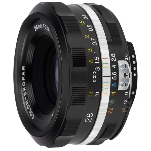 Obiektyw Voigtlander Color Skopar SL IIs 28 mm f/2.8  Nikon F  czarny