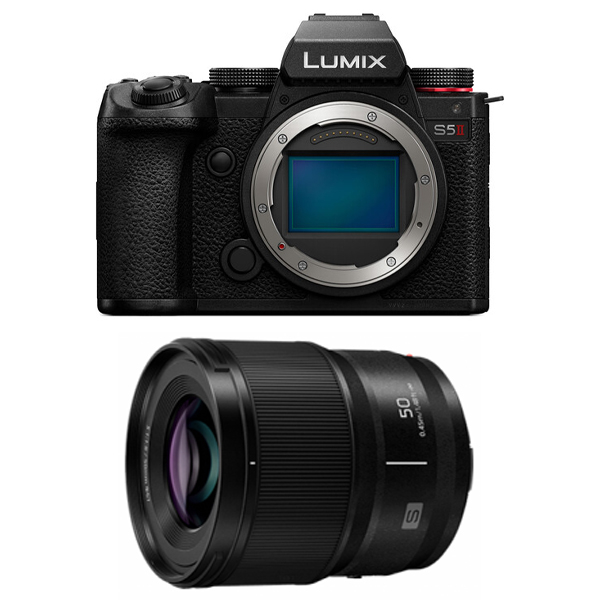 Aparat cyfrowy Panasonic Lumix S5II + S 50 mm f/1.8 Wybrane obiektywy do 4400 zł taniej