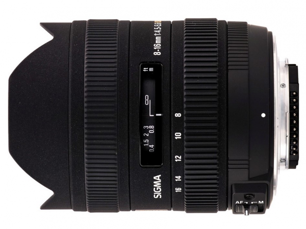 Obiektyw Sigma 8-16 mm f/4.5-f/5.6 DC HSM / Canon, 