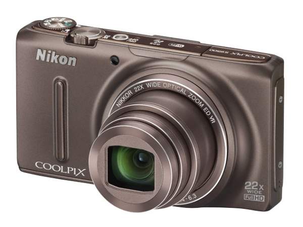 Aparat cyfrowy Nikon Coolpix S9500 brązowy