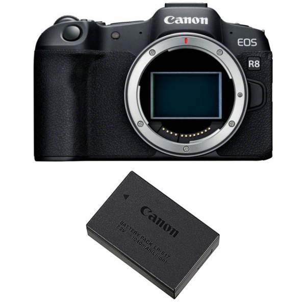 Aparat cyfrowy Canon EOS R8 + LP- E17 kit