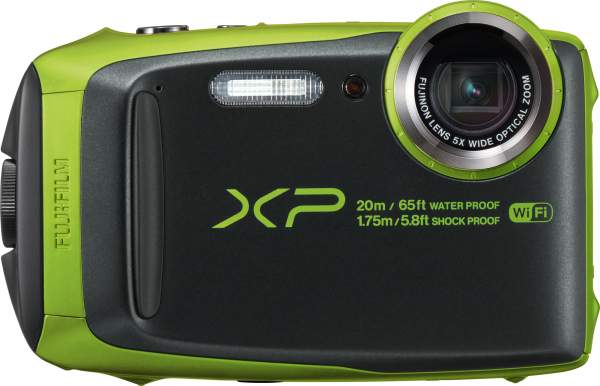 Aparat cyfrowy FujiFilm XP120 zielony,  wodoodporny, wstrząsoodporny