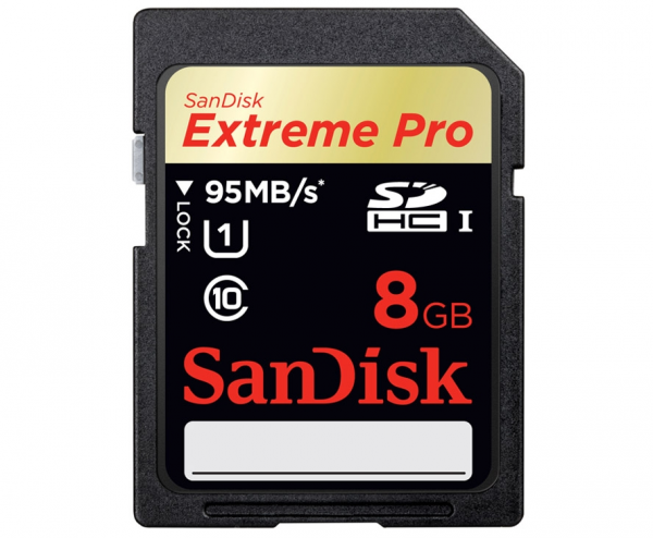 Karta pamięci Sandisk SDHC 8 GB Extreme Pro 95MB/s