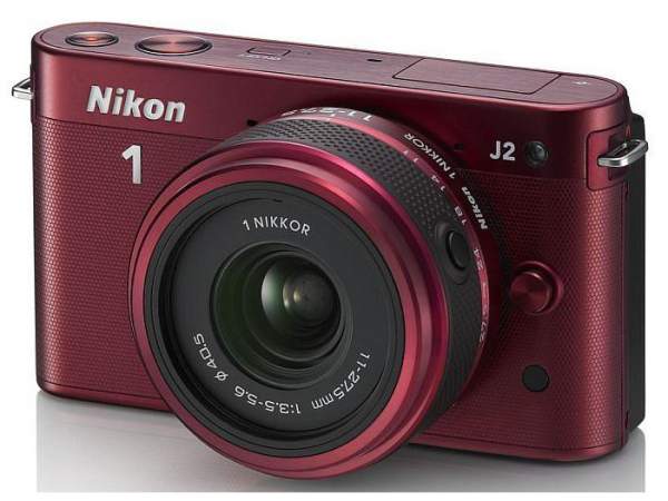 Aparat cyfrowy Nikon 1 J2 czerwony + ob. 11-27.5