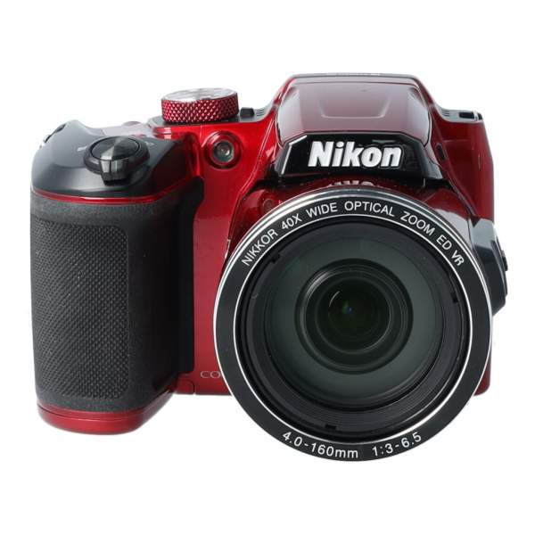 Aparat UŻYWANY Nikon COOLPIX B500 czerwony REFURBISHED s.n. 42003417