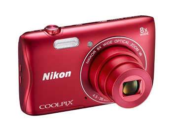 Aparat cyfrowy Nikon Coolpix S3700 czerwony