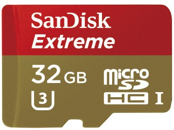 Karta pamięci Sandisk microSDHC 32 GB Extreme 90MB/s C10 UHS-I + adaper SD + Rescue Pro Deluxe